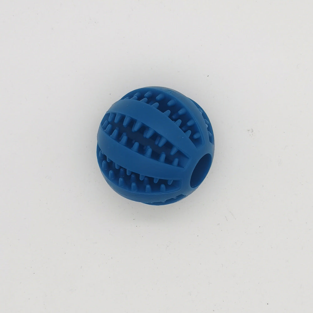 Durable Dog Ball Chew Toy for Dental Health and Treat Fun - 7CM