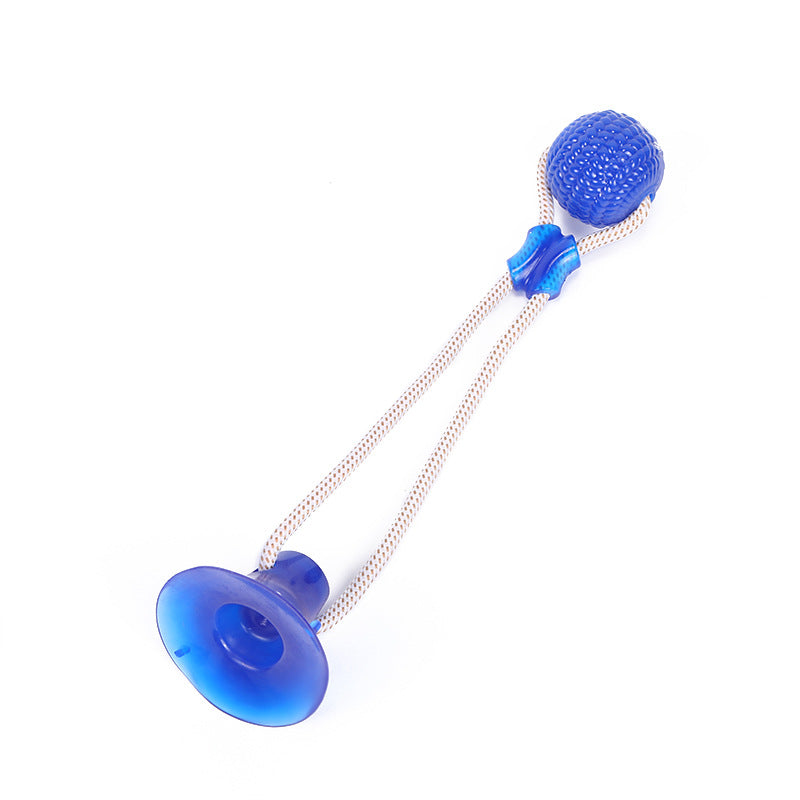 Interactive Suction Cup Dog Toy – Durable Chew Toy for Dental Health and Solo Play