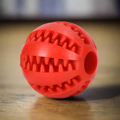 Durable Dog Ball Chew Toy for Dental Health and Treat Fun - 5CM