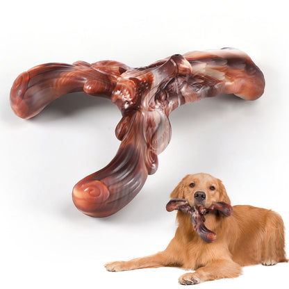 Durable Beef-Flavoured Nylon Dog Chew Toys Collection – 12 Fun Shapes for Tough Chewers