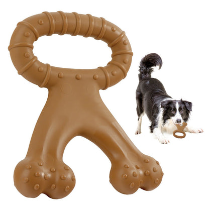 Durable Beef-Flavoured Nylon Dog Chew Toys Collection – 12 Fun Shapes for Tough Chewers