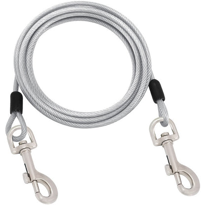 Heavy-Duty Dog Tie-Out Cable – Anti-Bite,  Outdoor Leash 1.5M - 10M