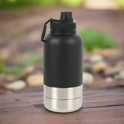 32oz Travel Bottle with Snack Compartment for Dogs